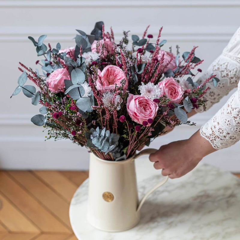bouquet de fleurs séchées