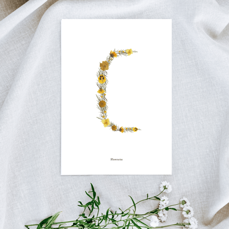 petite-affiche-jaune-herbier-lettre-alphabet