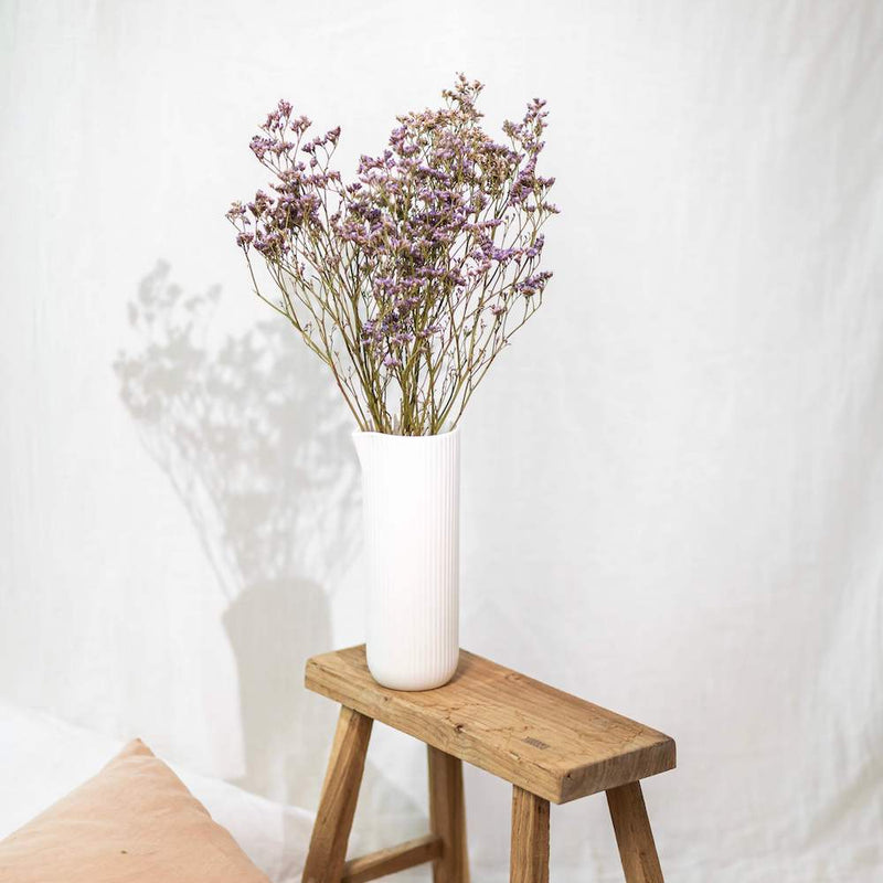 Botte fleurs séchées Limonium violet