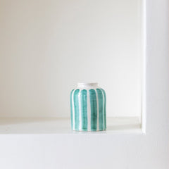 Acqua verde a strisce soliflore