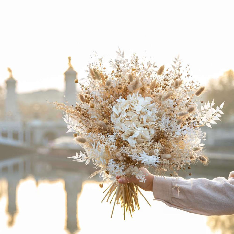 Matrimonio: la tendenza del bouquet di fiori secchi