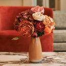 Bouquet fleurs en papier Mucha