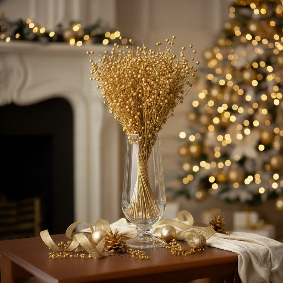 Stivale di lino dorato