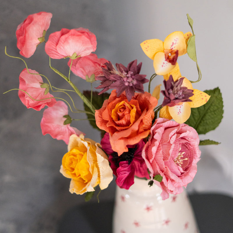 Mazzo di fiori di carta Molière