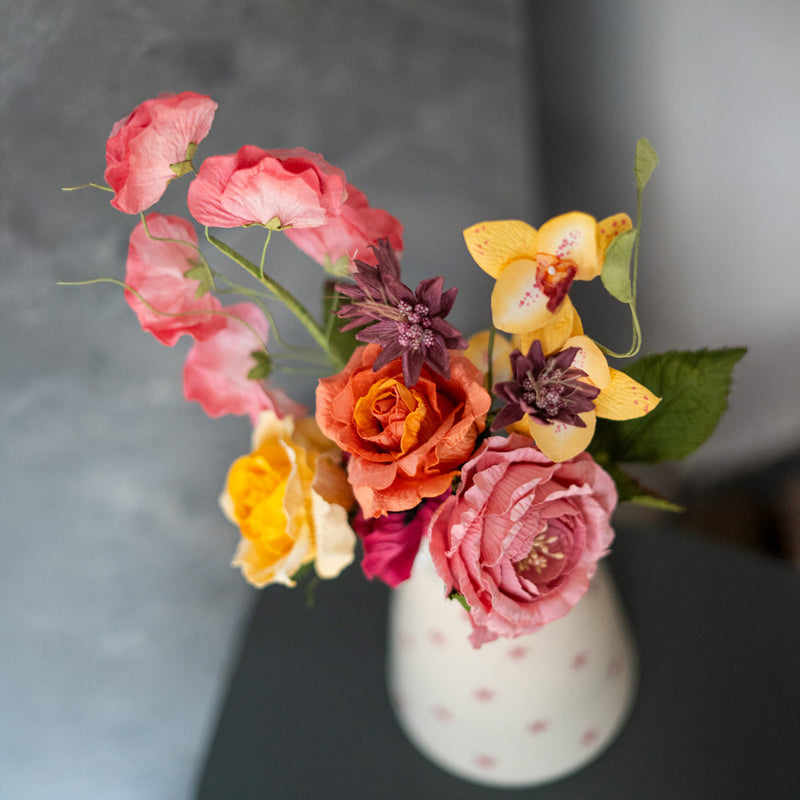 Mazzo di fiori di carta Molière