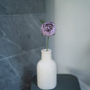 Bottone peonia di carta viola