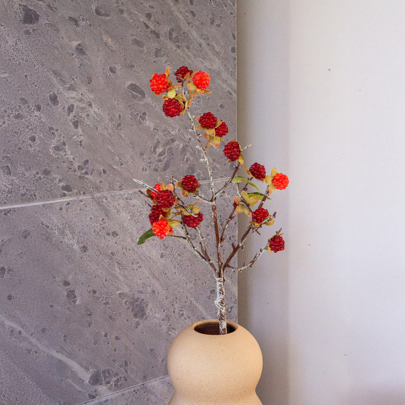 Ramo di lampone artificiale