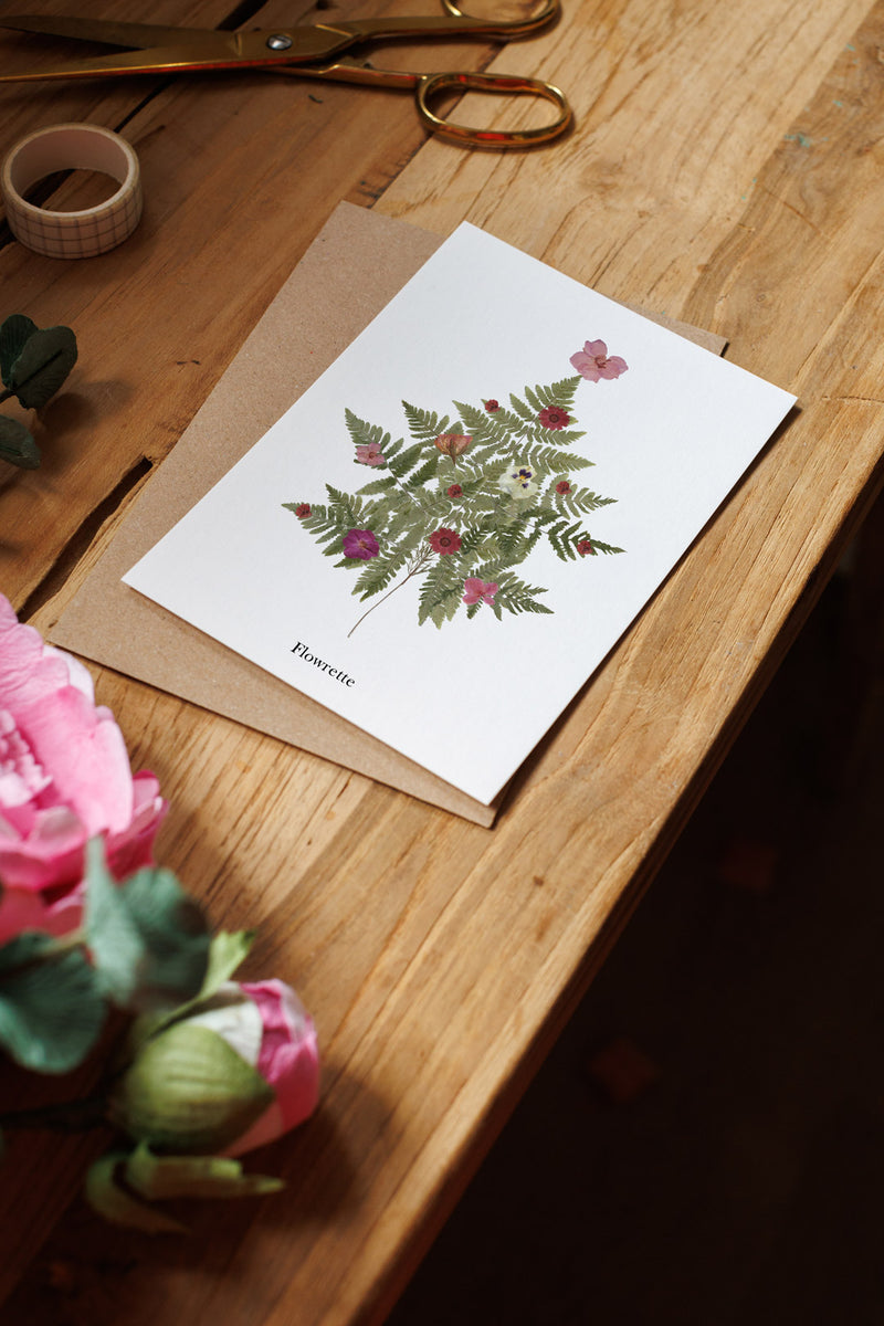 Cartolina dell'albero di Natale