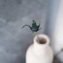 Cardo panicaut in carta blu turchese