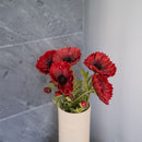 Papavero artificiale rosso