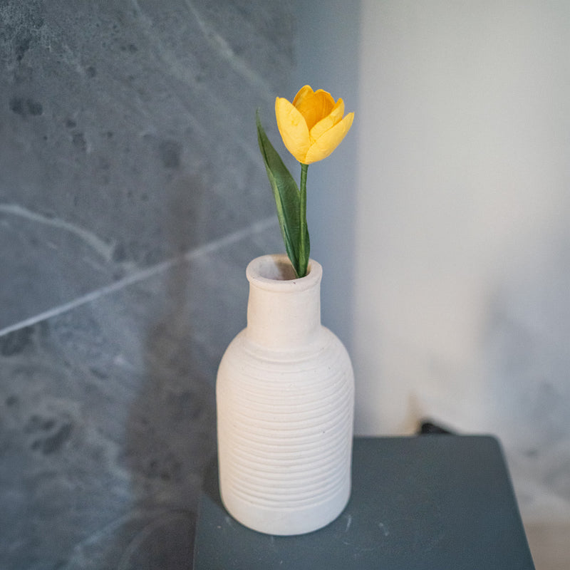 Mini tulipano di carta gialla