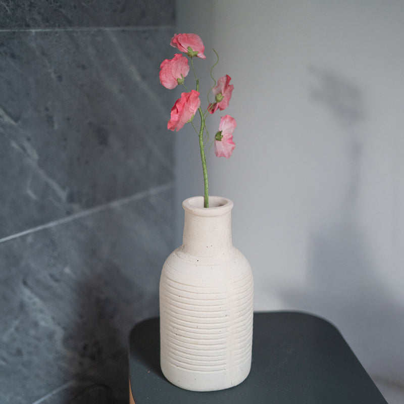 Piselli dolci in carta rosa scuro