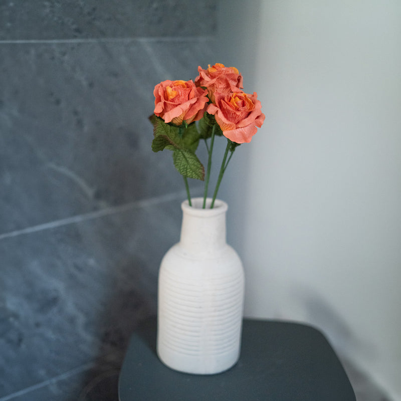 Rose Lady in carta arancione