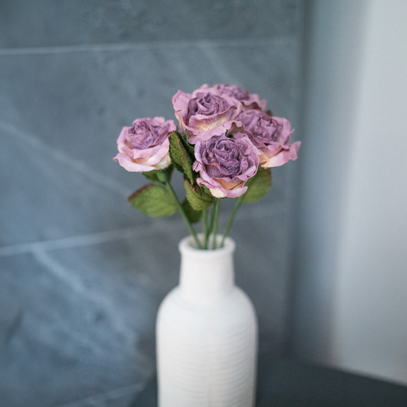 Rose Lady in carta viola