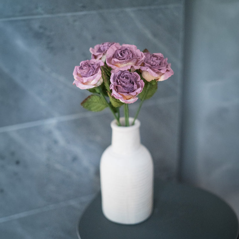 Rose Lady in carta viola