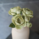 Regina delle rose in carta verde