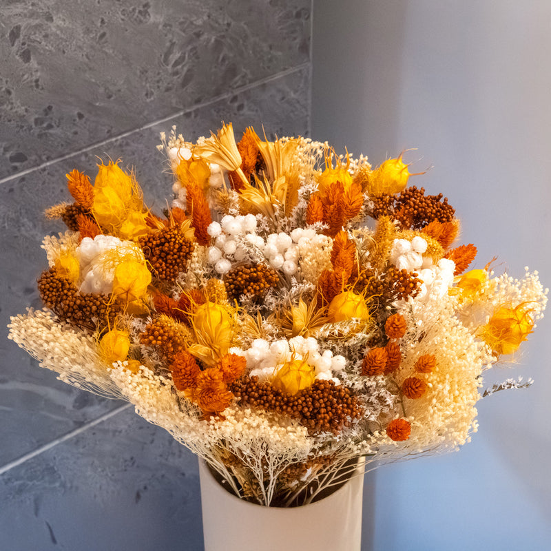 Flowrette Bouquet de fleurs séchées de l'automne Victor