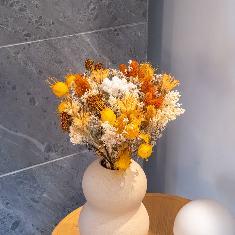 Flowrette Bouquet de fleurs séchées de l'automne Victor
