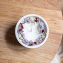 bougie-fleurie-parfum-de-cerise