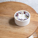 bougie-fleurie-parfum-de-cerise