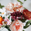 Bouquet fleurs en papier Seurat