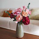 Bouquet fleurs en papier Mondrian