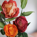 Bouquet fleurs en papier Kandinsky