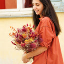 Bouquet fleurs séchées et stabilisées Adam