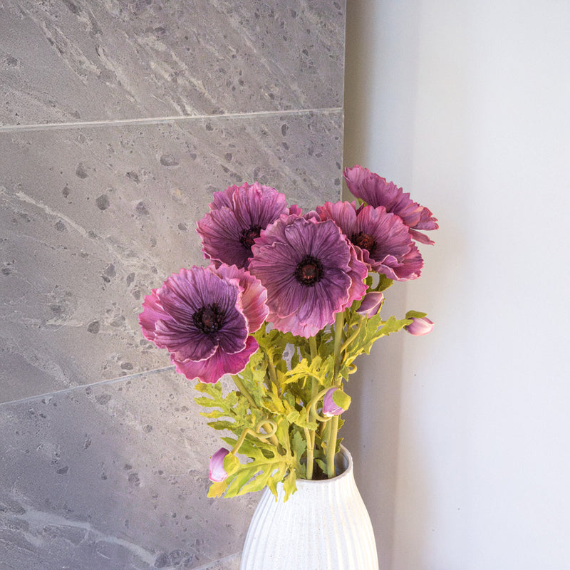 Papavero artificiale viola