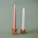 Petit bougeoir Shanti pêche