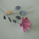 Fleur en laiton Kalika rose