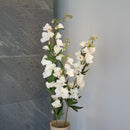 Flowrette delphinium feuillu fleur artificielle real touch