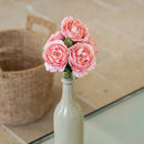 fleur-papier-flowrette-camelia-colore-rose