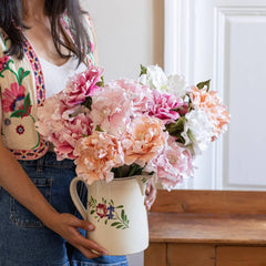 Fiori bouquet in carta di peonia