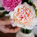 Bouquet of Peonies Flowers artificiale