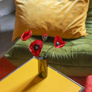 Bouton de coquelicot en papier