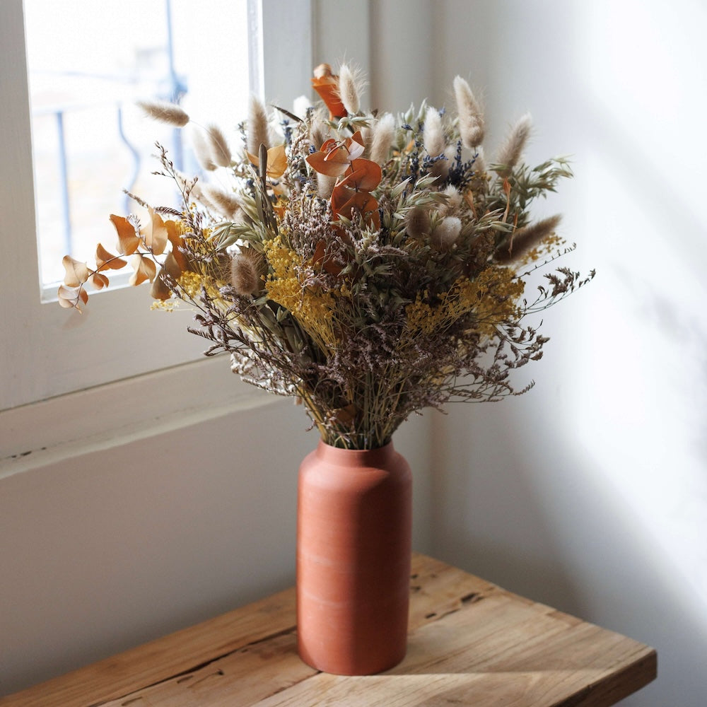 Bouquet Fiori Secchi Naturali - 50 Pezzi Lunghi 30-45cm Per Decorazioni - Foto 8