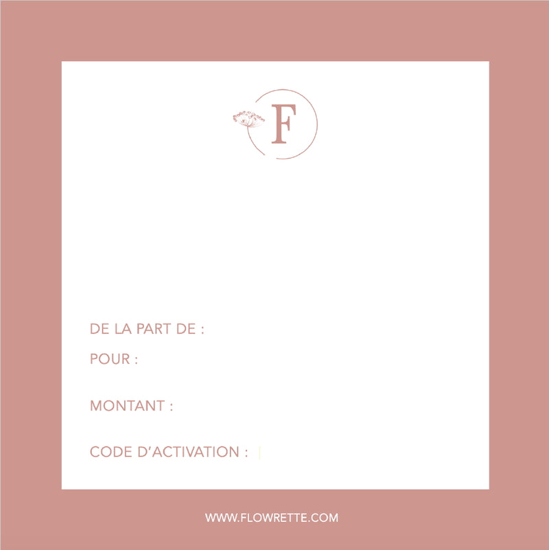 Carta regalo FlowRette