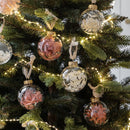 Boules de Noël rose