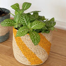 cache-pot-raphia-jaune-9cm